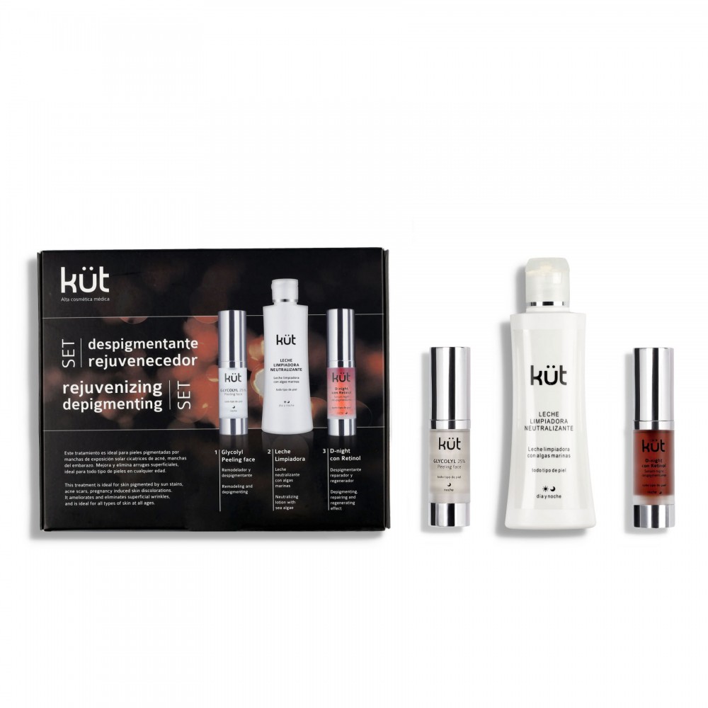 Kit despigmentante (Glicolil, D-night y leche...